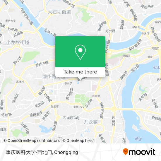 重庆医科大学-西北门 map