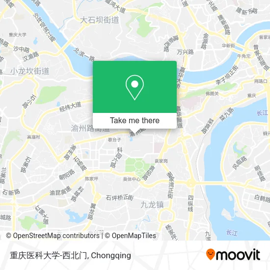 重庆医科大学-西北门 map