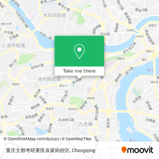 重庆文都考研重医袁家岗校区 map