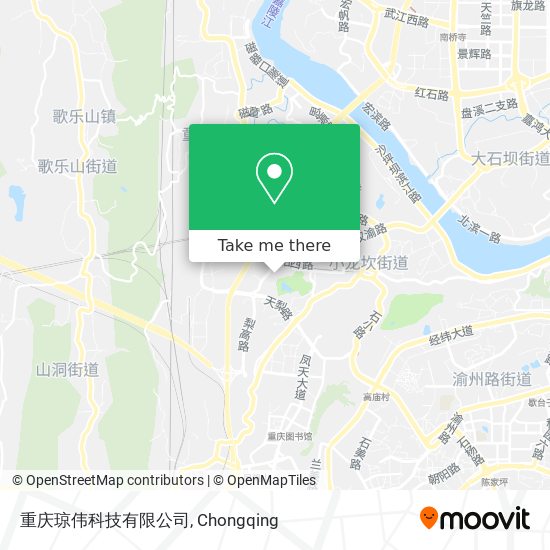 重庆琼伟科技有限公司 map