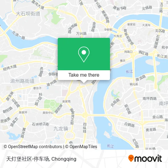 天灯堡社区-停车场 map