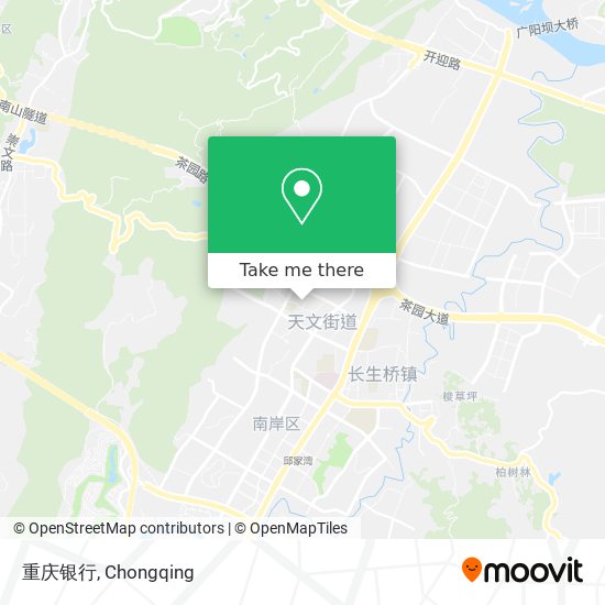重庆银行 map