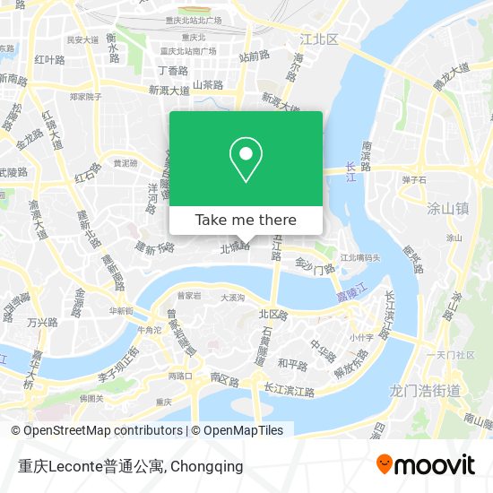 重庆Leconte普通公寓 map