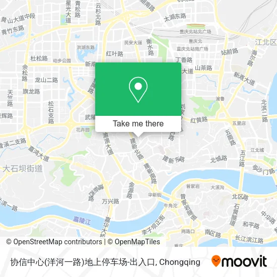 协信中心(洋河一路)地上停车场-出入口 map