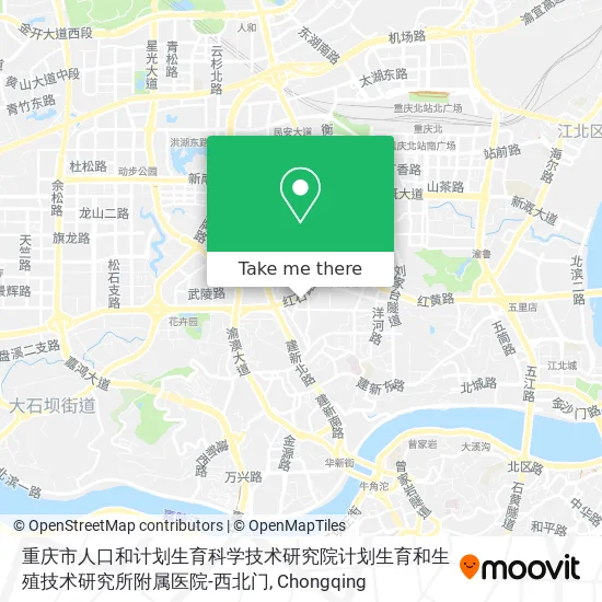 重庆市人口和计划生育科学技术研究院计划生育和生殖技术研究所附属医院-西北门 map