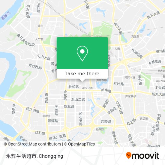 永辉生活超市 map