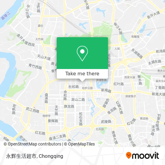 永辉生活超市 map