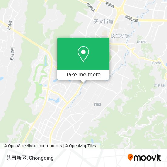 茶园新区 map