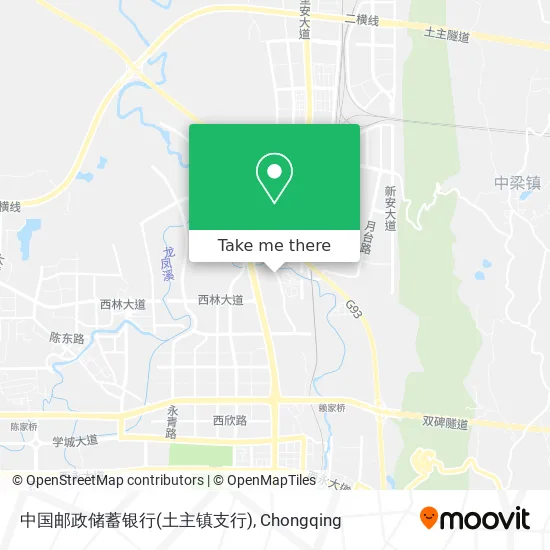 中国邮政储蓄银行(土主镇支行) map