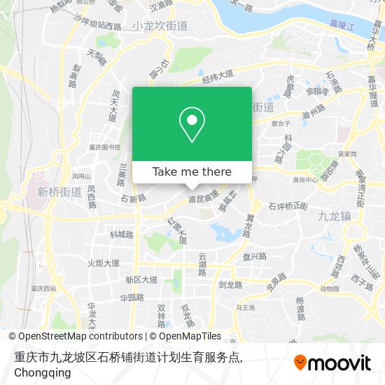 重庆市九龙坡区石桥铺街道计划生育服务点 map