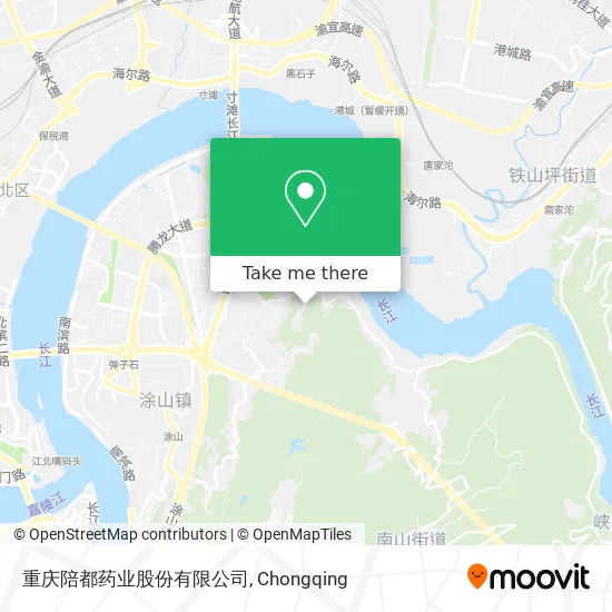 重庆陪都药业股份有限公司 map