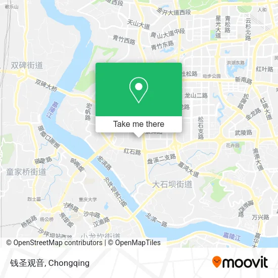 钱圣观音 map