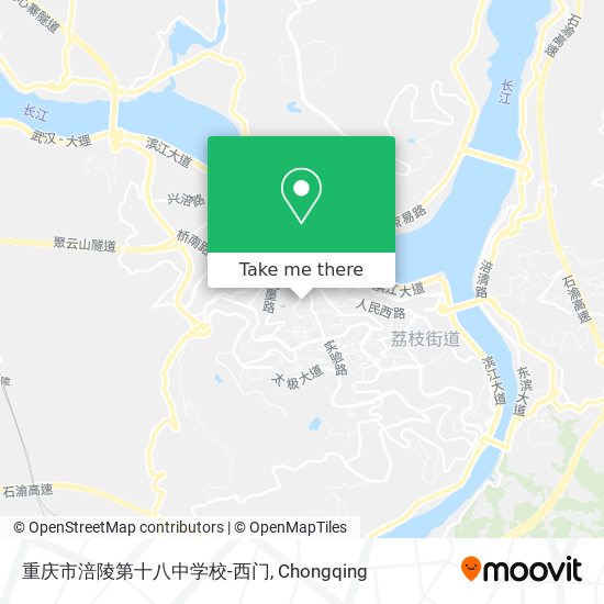 重庆市涪陵第十八中学校-西门 map