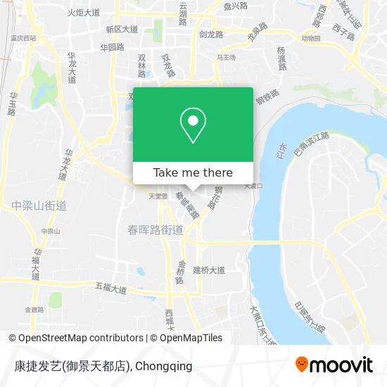 康捷发艺(御景天都店) map
