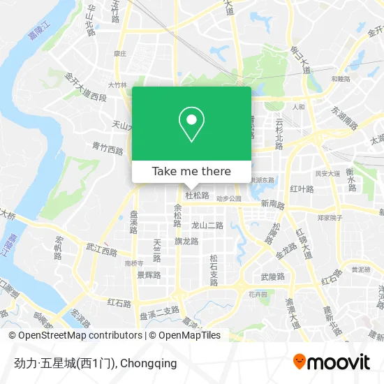 劲力·五星城(西1门) map