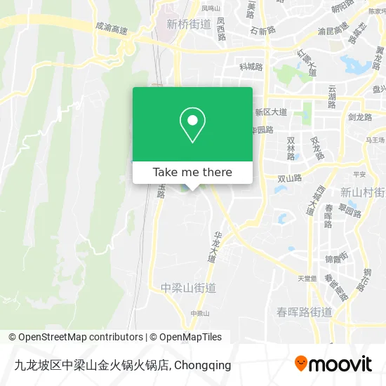 九龙坡区中梁山金火锅火锅店 map