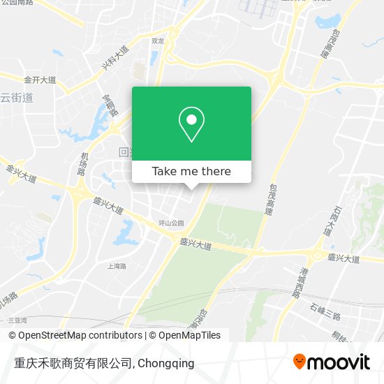 重庆禾歌商贸有限公司 map