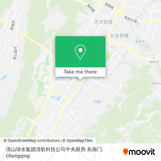 清山绿水集团清歌科技公司中央厨房-东南门 map