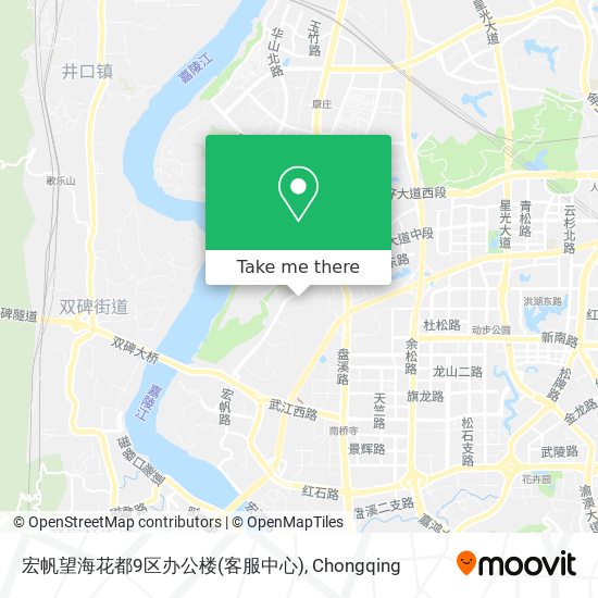 宏帆望海花都9区办公楼(客服中心) map