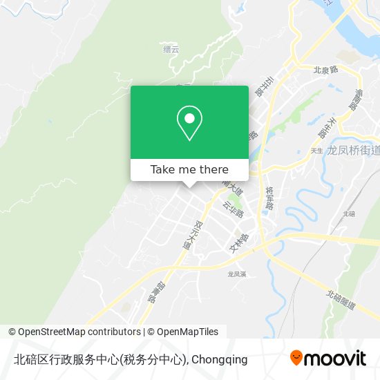 北碚区行政服务中心(税务分中心) map