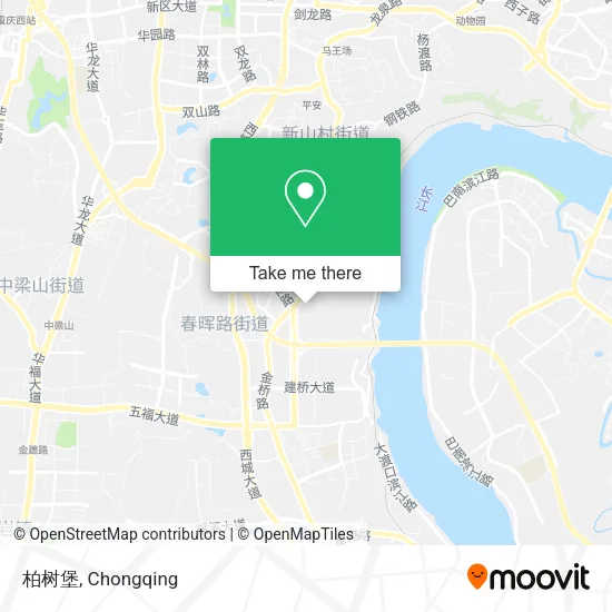 柏树堡 map