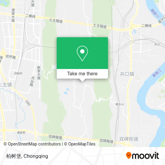 柏树堡 map