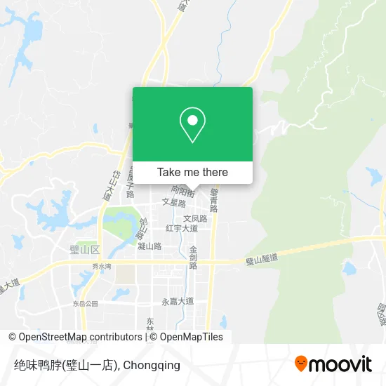 绝味鸭脖(璧山一店) map