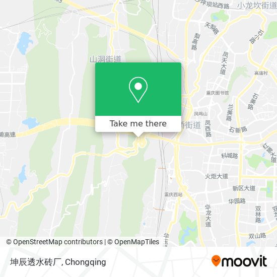 坤辰透水砖厂 map