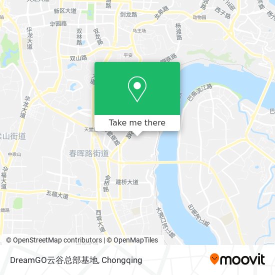 DreamGO云谷总部基地 map