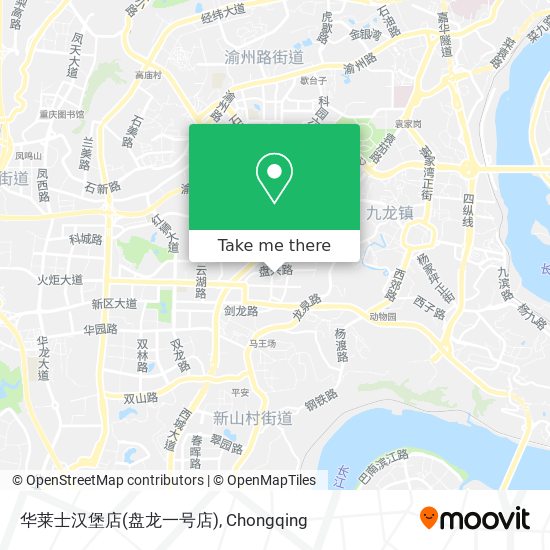 华莱士汉堡店(盘龙一号店) map