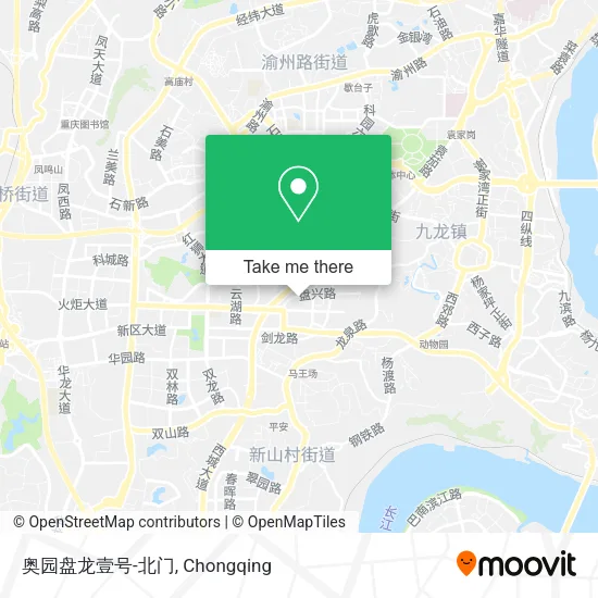 奥园盘龙壹号-北门 map