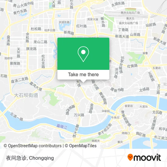 夜间急诊 map