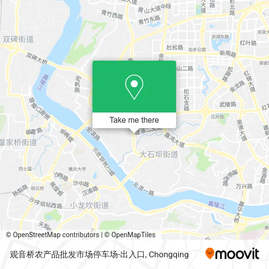 观音桥农产品批发市场停车场-出入口 map