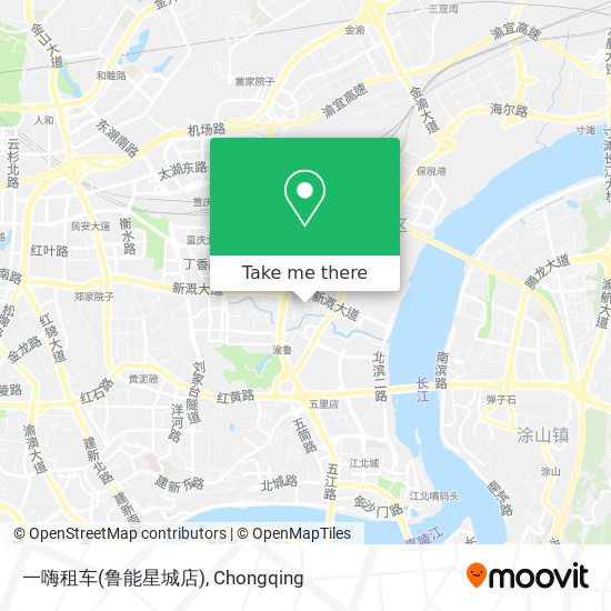 一嗨租车(鲁能星城店) map