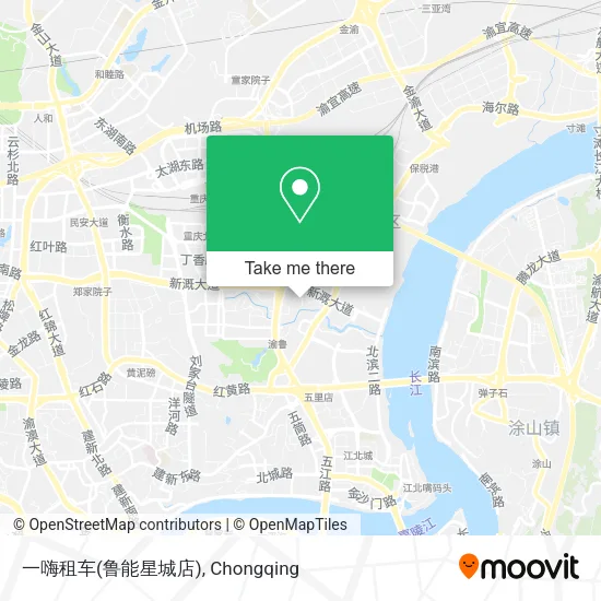 一嗨租车(鲁能星城店) map