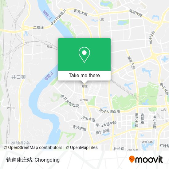 轨道康庄站 map