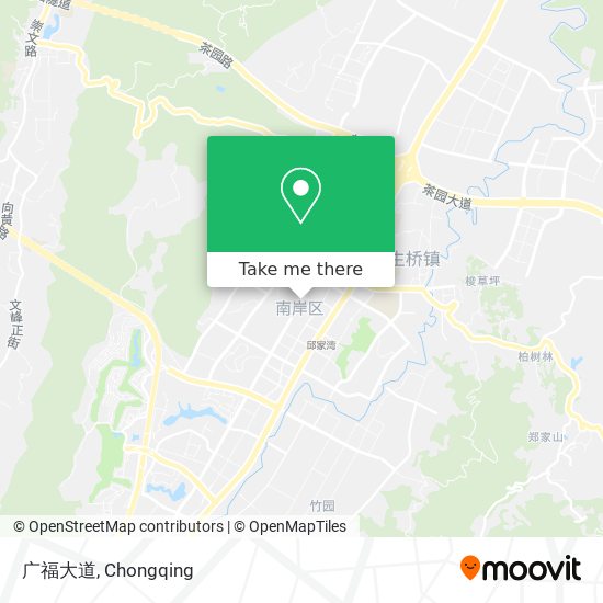 广福大道 map