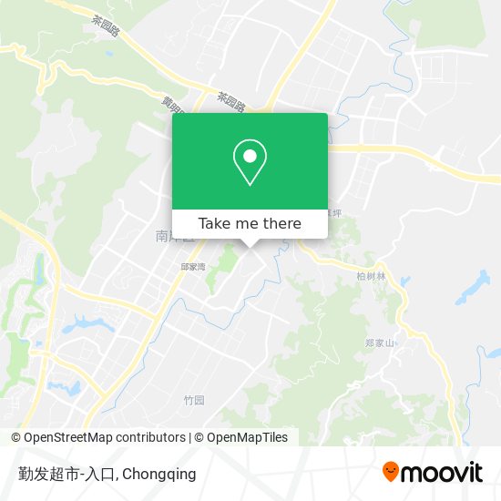 勤发超市-入口 map