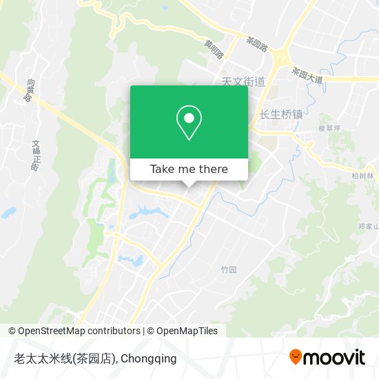 老太太米线(茶园店) map