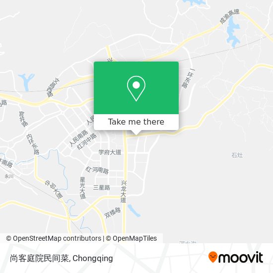 尚客庭院民间菜 map