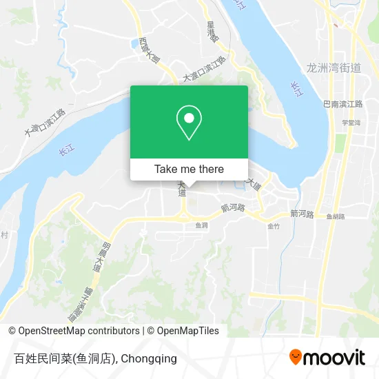 百姓民间菜(鱼洞店) map