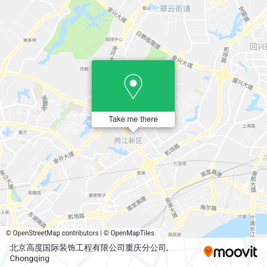 北京高度国际装饰工程有限公司重庆分公司 map