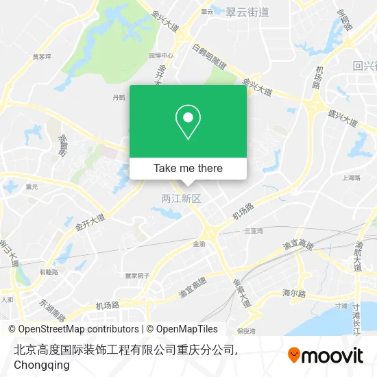 北京高度国际装饰工程有限公司重庆分公司 map