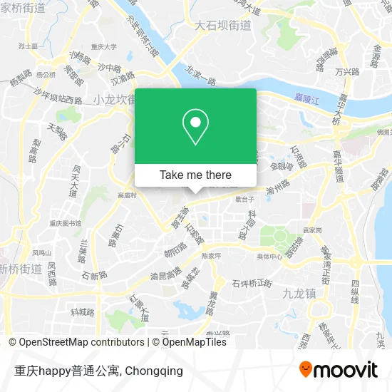 重庆happy普通公寓 map