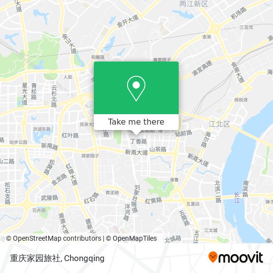 重庆家园旅社 map