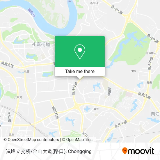 岚峰立交桥/金山大道(路口) map