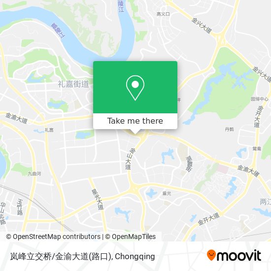 岚峰立交桥/金渝大道(路口) map