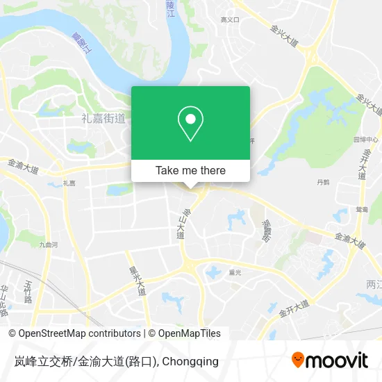 岚峰立交桥/金渝大道(路口) map