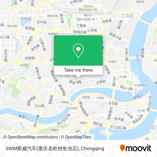 SWM斯威汽车(重庆圣欧鲤鱼池店) map