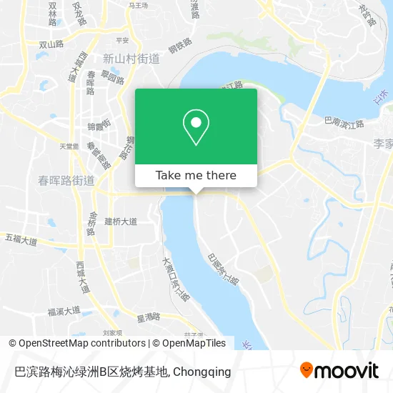 巴滨路梅沁绿洲B区烧烤基地 map